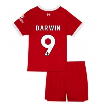 Liverpool Darwin Nunez #9 Home Stadium Replica Jersey Kids 2023-24 Short Sleeves (+ pants)