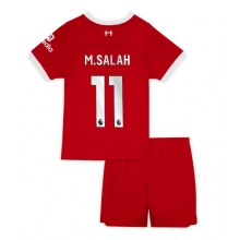 Liverpool Mohamed Salah #11 Home Stadium Replica Jersey Kids 2023-24 Short Sleeves (+ pants)