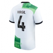 Liverpool Virgil van Dijk #4 Away Stadium Replica Jersey 2023-24 Short Sleeves