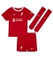 Liverpool Virgil van Dijk #4 Home Stadium Replica Jersey Kids 2023-24 Short Sleeves (+ pants)