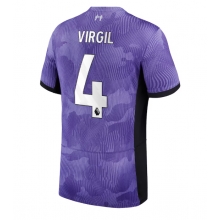 Liverpool Virgil van Dijk #4 Third Stadium Replica Jersey 2023-24 Short Sleeves