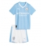 Manchester City Home Stadium Replica Jersey Kids 2023-24 Short Sleeves (+ pants)