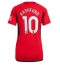 Manchester United Marcus Rashford #10 Home Stadium Replica Jersey Women 2023-24 Short Sleeves