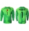 Netherlands Remko Pasveer #1 Goalkeeper Home Stadium Replica Jersey World Cup 2022 Long Sleeves
