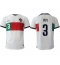 Portugal Pepe #3 Away Stadium Replica Jersey World Cup 2022 Short Sleeves