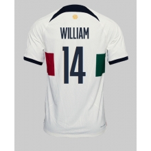 Portugal William Carvalho #14 Away Stadium Replica Jersey World Cup 2022 Short Sleeves