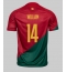 Portugal William Carvalho #14 Home Stadium Replica Jersey World Cup 2022 Short Sleeves
