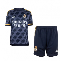 Real Madrid Away Stadium Replica Jersey Kids 2023-24 Short Sleeves (+ pants)