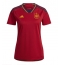 Spain Home Stadium Replica Jersey Women World Cup 2022 Short Sleeves