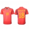 Spain Jordi Alba #18 Home Stadium Replica Jersey World Cup 2022 Short Sleeves