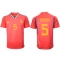 Spain Sergio Busquets #5 Home Stadium Replica Jersey World Cup 2022 Short Sleeves