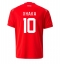 Switzerland Granit Xhaka #10 Home Stadium Replica Jersey World Cup 2022 Short Sleeves