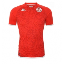 Tunisia Home Stadium Replica Jersey World Cup 2022 Short Sleeves