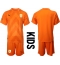 Uruguay Goalkeeper Away Stadium Replica Jersey Kids World Cup 2022 Short Sleeves (+ pants)