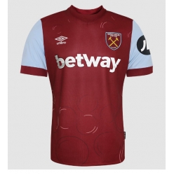 West Ham United Home Stadium Replica Jersey 2023-24 Short Sleeves